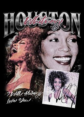 Whitney Houston Tribute Graphic