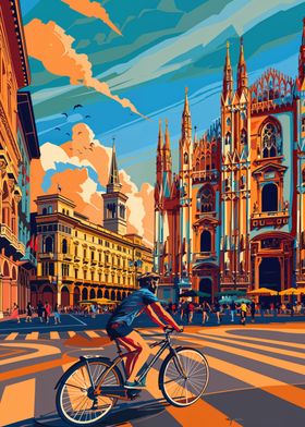 Cycling in Milan