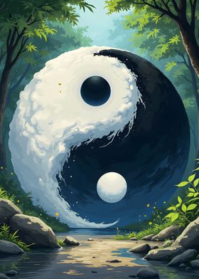 Anime Yin Yang Nature