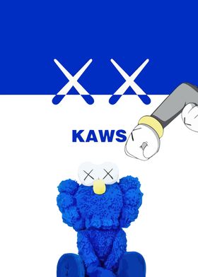 Kaws Blue Companion