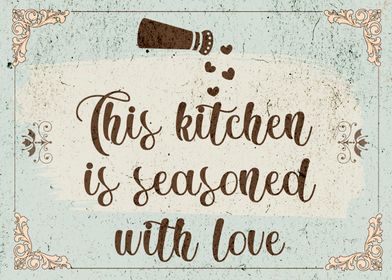 Kitchen Love Sign