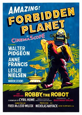 Forbidden Planet Movie Poster