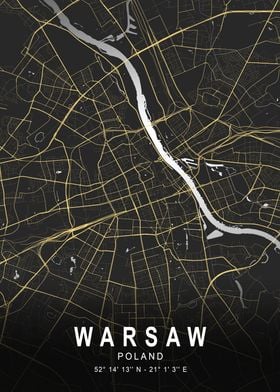 Warsaw City Map