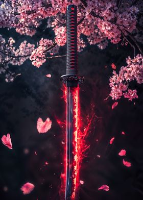 Flaming Katana 