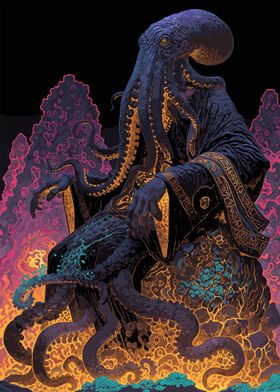 Cthulhu on Throne