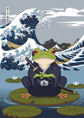 Frog Samurai & The Great Wave