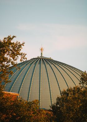 Green Dome with Star