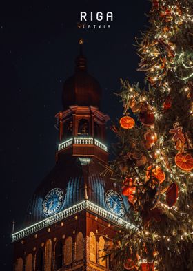 Christmas Night in Riga