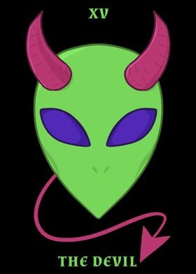 The Devil Tarot Alien