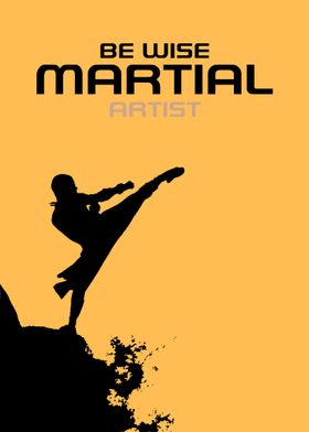 Martial Artist Silhouette