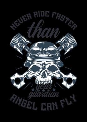 Motorcycle Skull Guardian