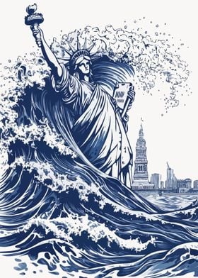 Statue of Liberty Wave