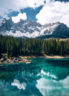 Mountain Lake Reflection