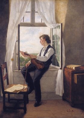 The Violinist at the Window