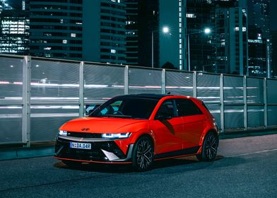 Red Hyundai I30 N Line