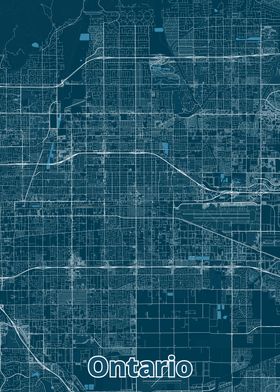 Ontario City Map