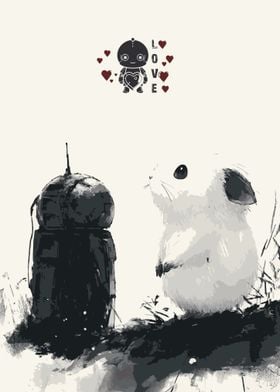 Robot and Mouse Love