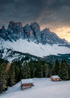 Snowy Mountain Cabin