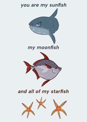 My Sunfish My Moonfish and All of My Starfish