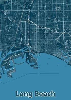 Long Beach City Map