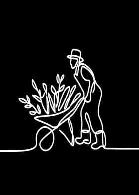 One Line Gardener