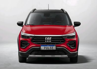 Red Fiat Pulse SUV