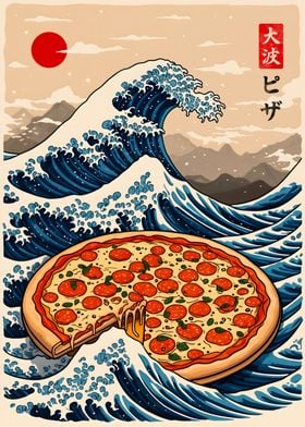 Pizza Great Wave