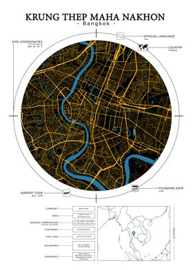 Bangkok City Map