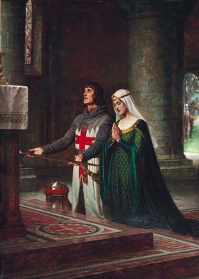 'The Dedication' by Edmund Leighton