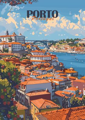 Porto, Portugal Cityscape