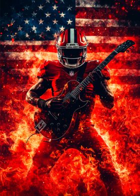 American Football Rock Star