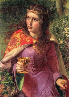 'Queen Eleanor' by Frederick Sandys