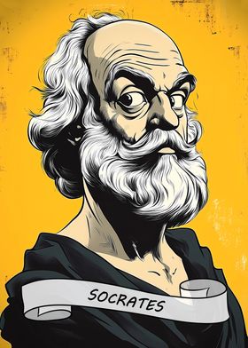 Ancient Greece Socrates Portrait