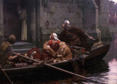 'In Time of Peril' by Edmund Leighton