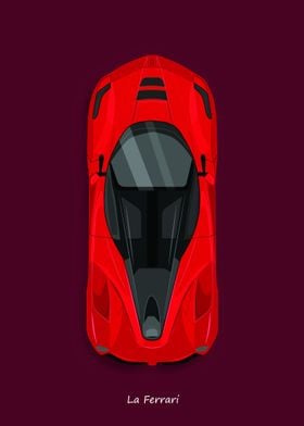 La Ferrari Top View