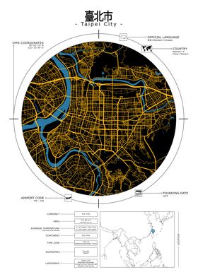 Taipei City Map