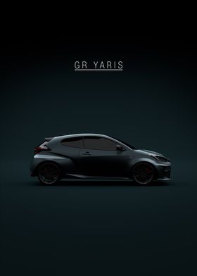 GR Yaris Side View