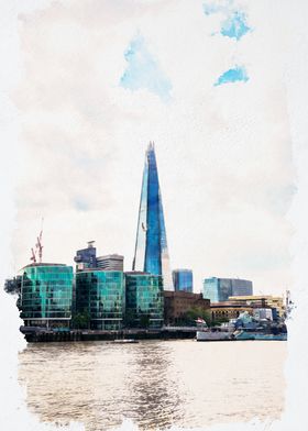 London Skyline with Shard