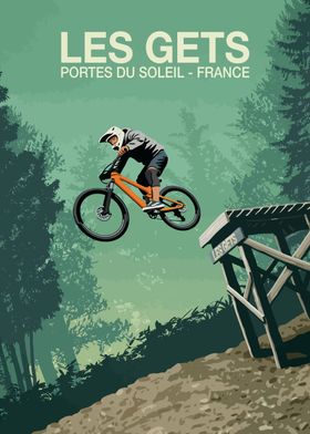 Mountain Biking Poster