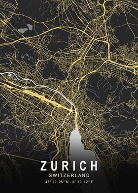 Zurich Silver Map