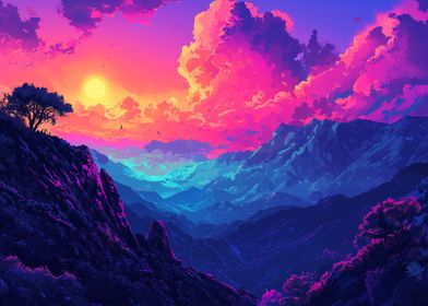 Vibrant Sunset