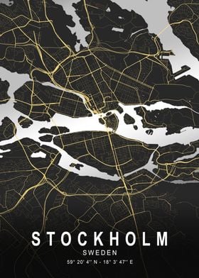 Stockholm Silver Map