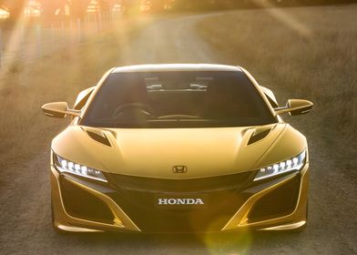 Gold Honda NSX