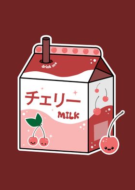 Cherry Milk Carton