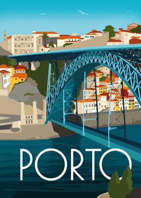 Porto Bridge Cityscape