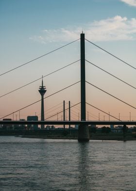 Bridge Silhouette at Sunset