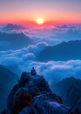 Sunset Mountain Meditation