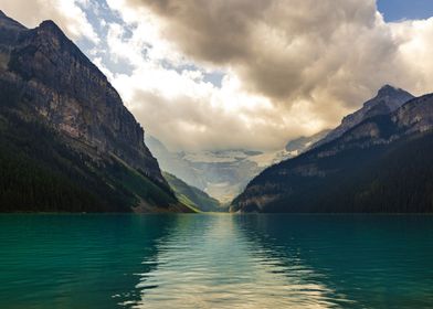 Lake Louise Mountain Lake Landscape