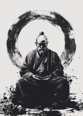 Zen Master in Meditation