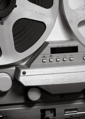 Vintage Reel-to-Reel Tape Recorder